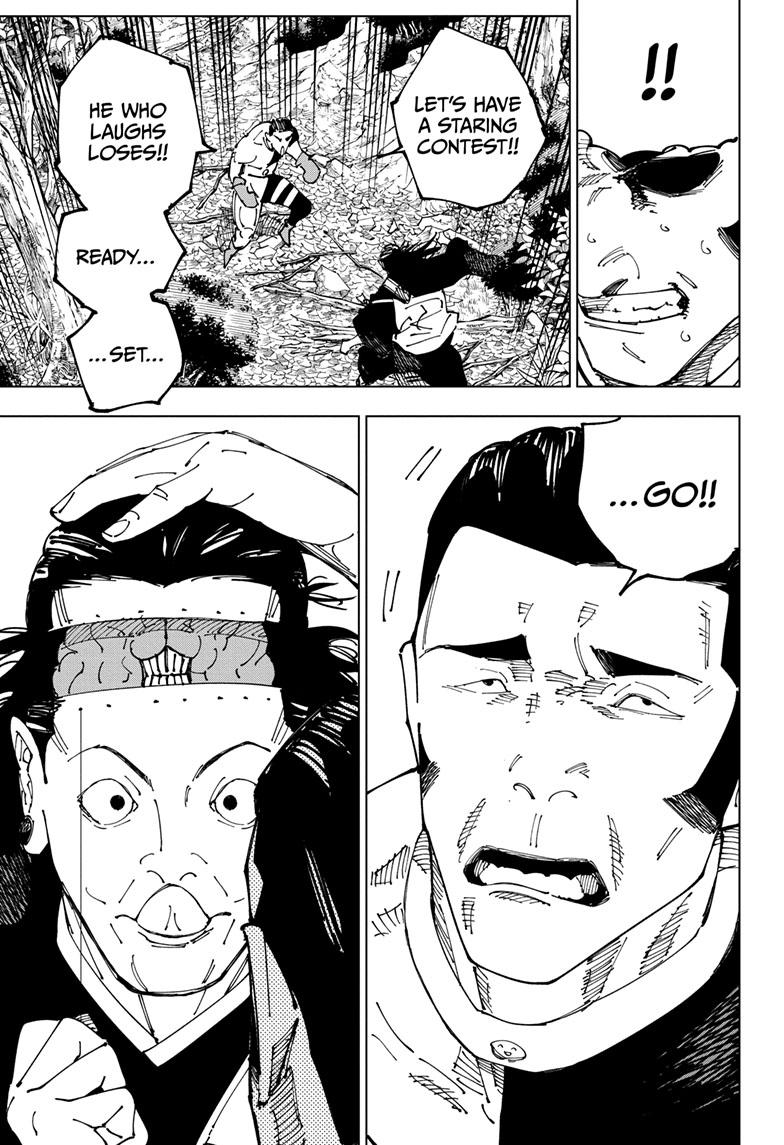 Jujutsu Kaisen Manga Chapter 240 page 17 - Foolish Survivor —Live On—