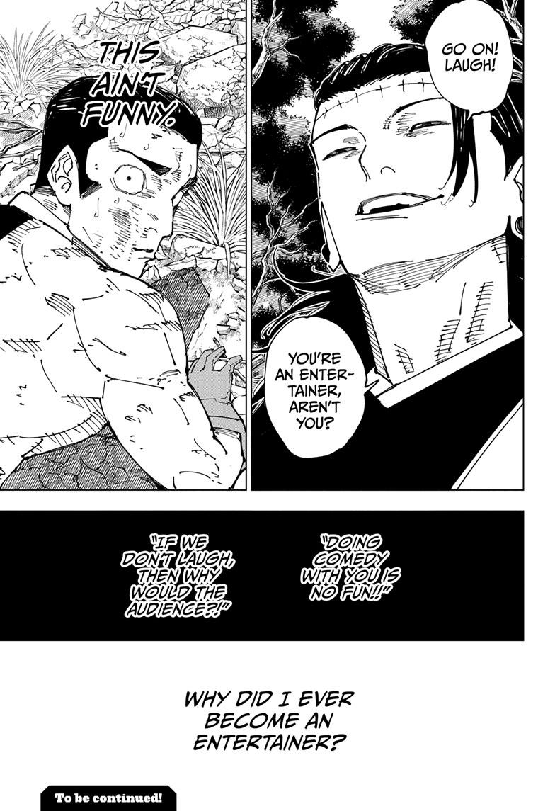 Jujutsu Kaisen Manga Chapter 240 page 21 - Foolish Survivor —Live On—