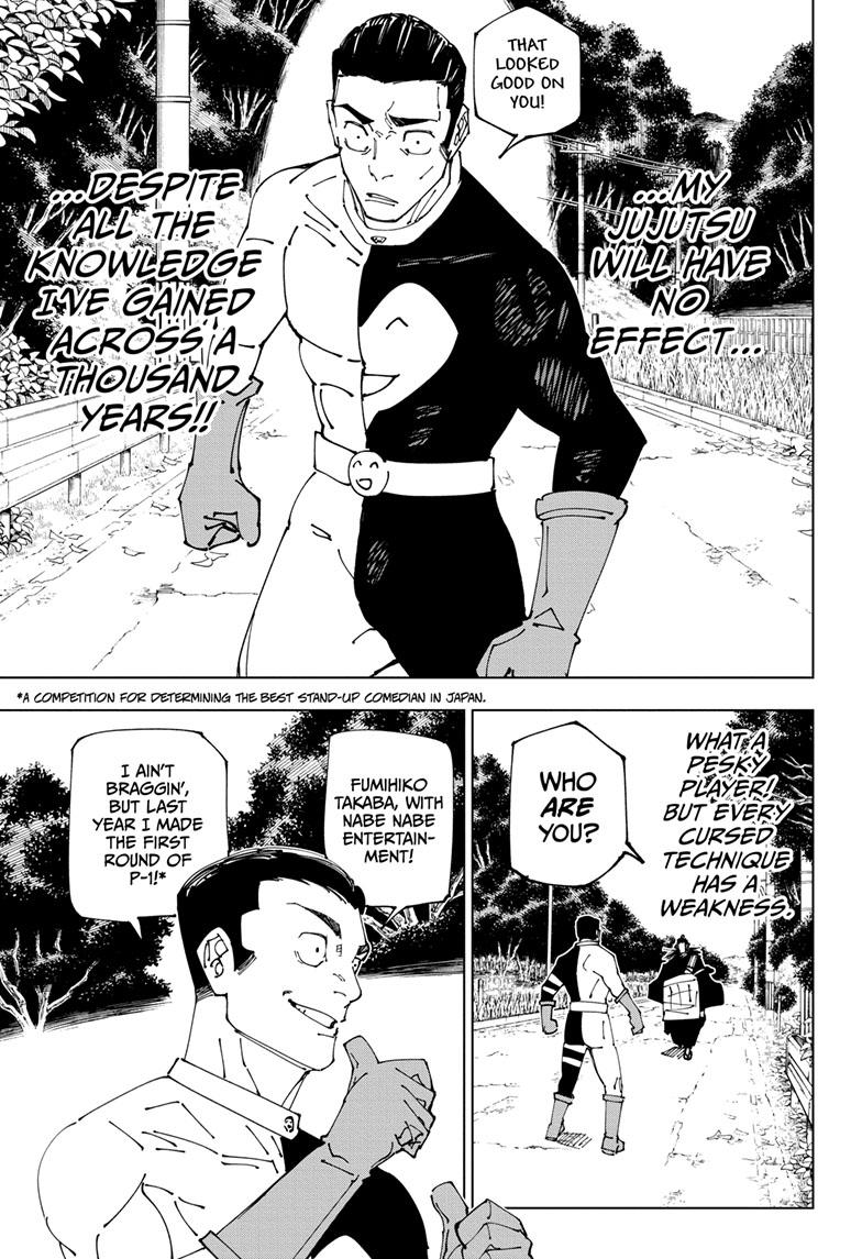Jujutsu Kaisen Manga Chapter 240 page 9 - Foolish Survivor —Live On—