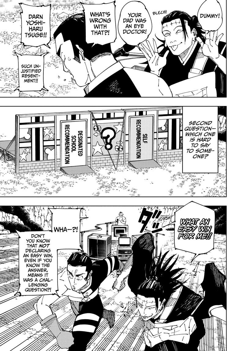 Jujutsu Kaisen Manga Chapter 242 page 11 - Foolish Survivor —Flying High—