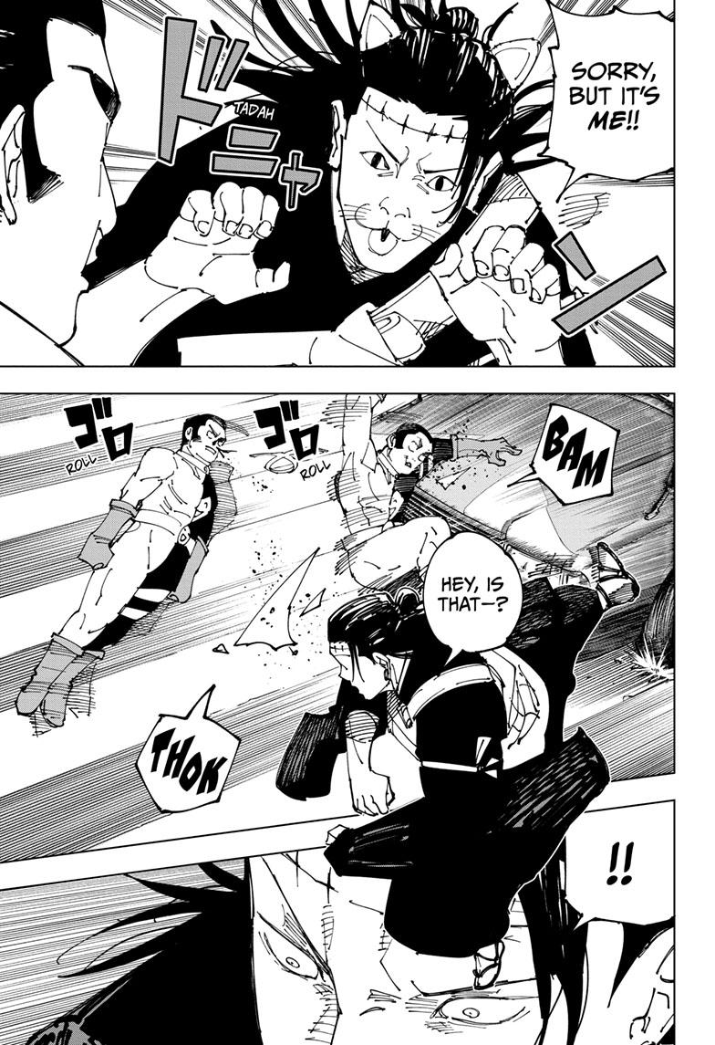 Jujutsu Kaisen Manga Chapter 242 page 13 - Foolish Survivor —Flying High—