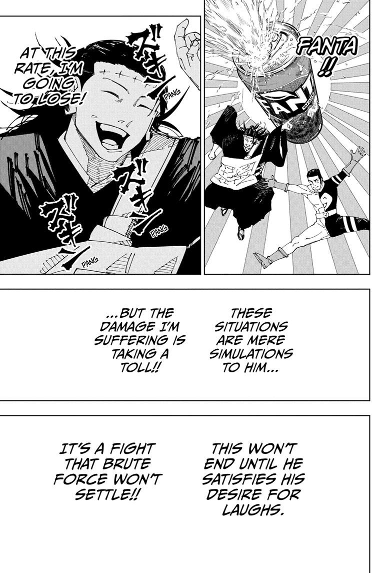 Jujutsu Kaisen Manga Chapter 242 page 17 - Foolish Survivor —Flying High—