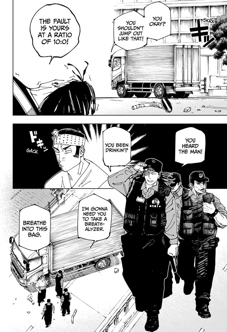 Jujutsu Kaisen Manga Chapter 242 page 4 - Foolish Survivor —Flying High—