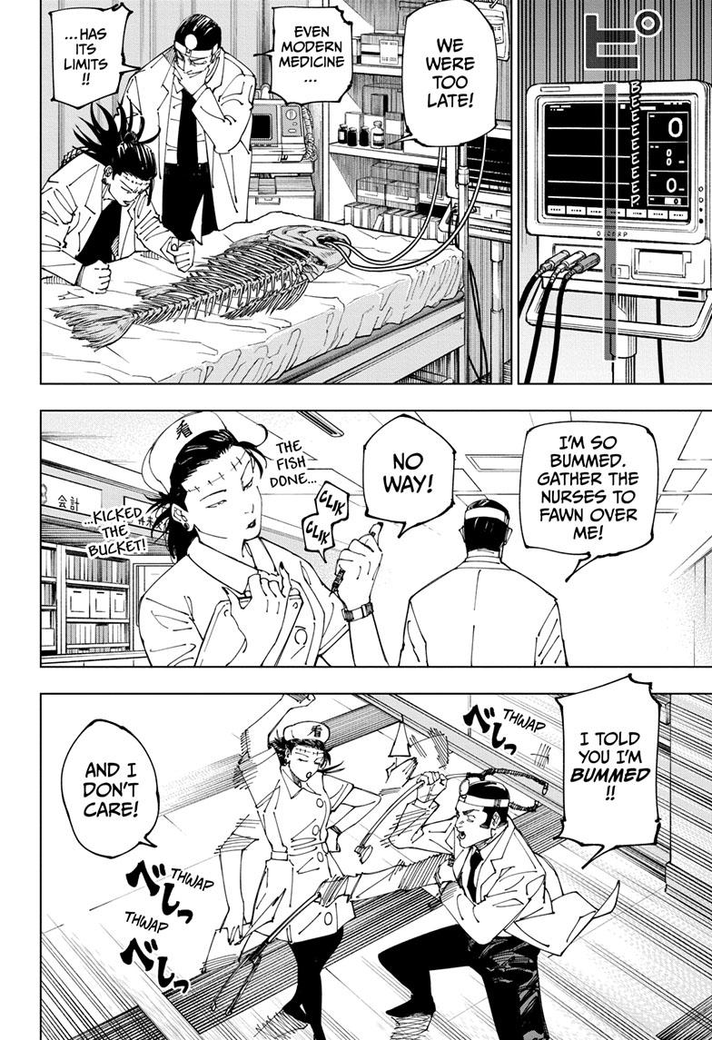 Jujutsu Kaisen Manga Chapter 242 page 6 - Foolish Survivor —Flying High—