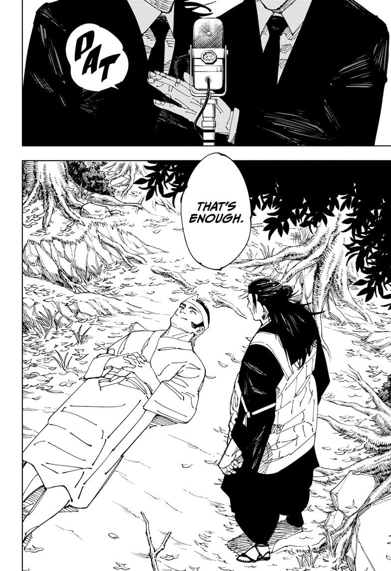 Jujutsu Kaisen Manga Chapter 243 page 13 - Foolish Survivor —Laughing It Up—