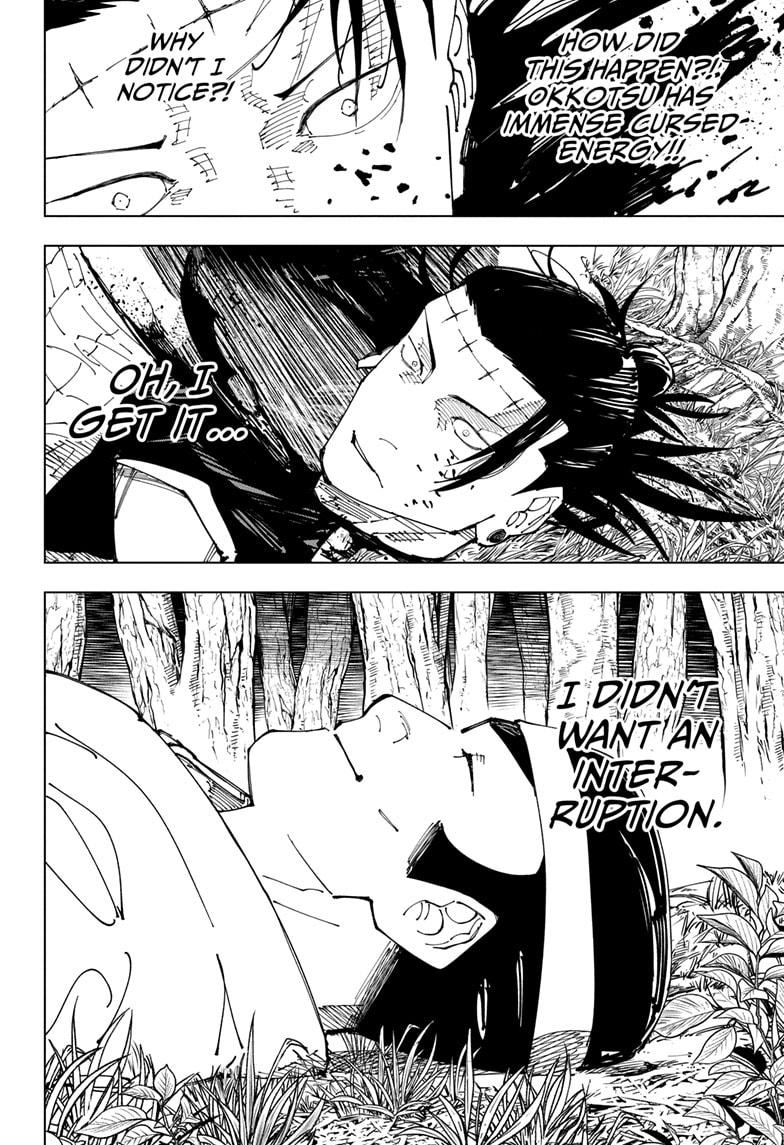 Jujutsu Kaisen Manga Chapter 243 page 16 - Foolish Survivor —Laughing It Up—