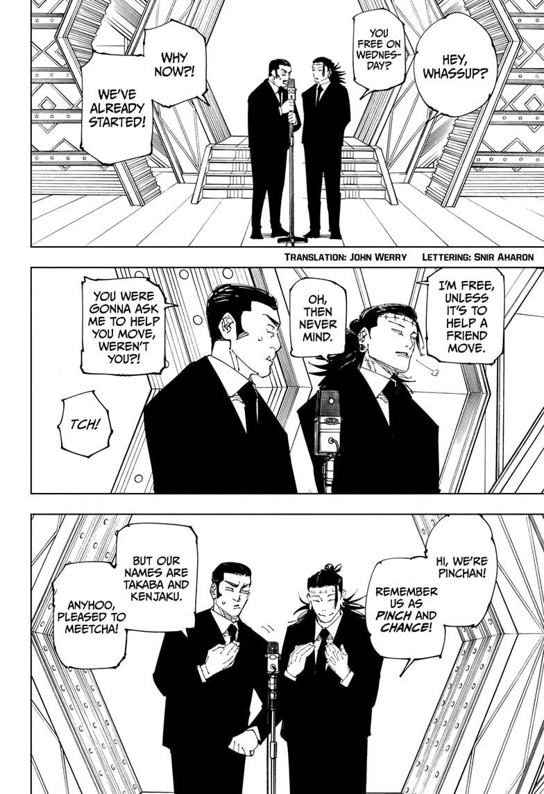 Jujutsu Kaisen Manga Chapter 243 page 2 - Foolish Survivor —Laughing It Up—