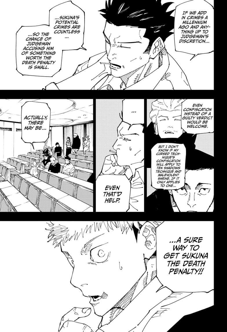 Jujutsu Kaisen Manga Chapter 244 page 11 - Inhuman Makyo Shinjuku Showdown, Part 16