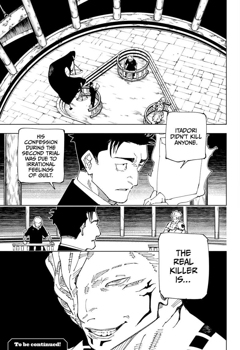 Jujutsu Kaisen Manga Chapter 244 page 19 - Inhuman Makyo Shinjuku Showdown, Part 16