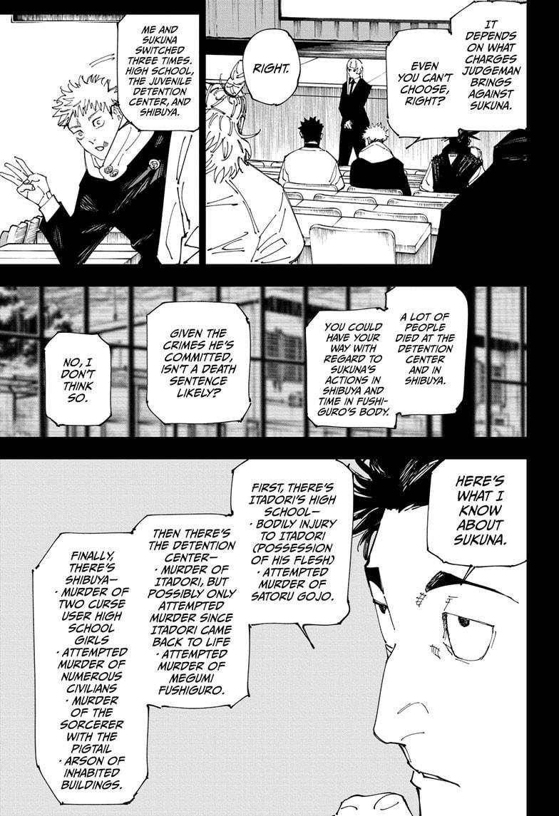 Jujutsu Kaisen Manga Chapter 244 page 5 - Inhuman Makyo Shinjuku Showdown, Part 16