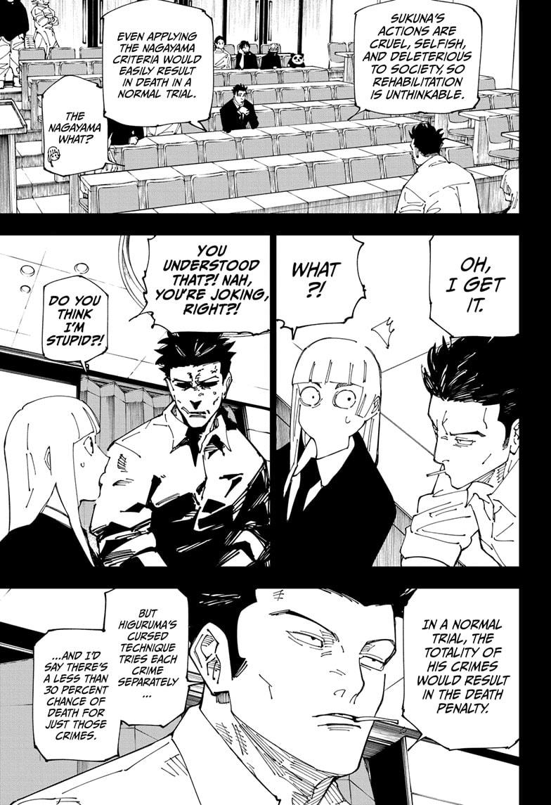 Jujutsu Kaisen Manga Chapter 244 page 7 - Inhuman Makyo Shinjuku Showdown, Part 16
