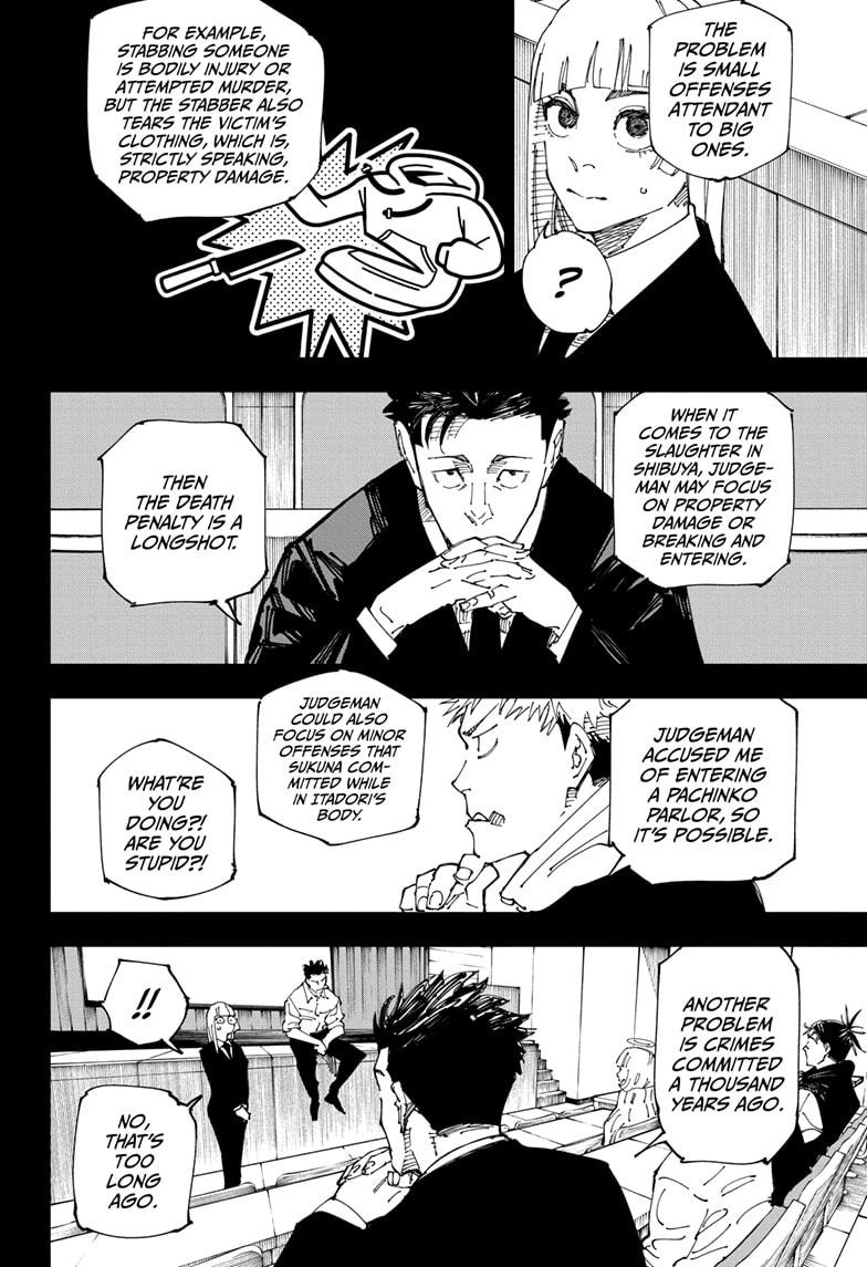 Jujutsu Kaisen Manga Chapter 244 page 8 - Inhuman Makyo Shinjuku Showdown, Part 16