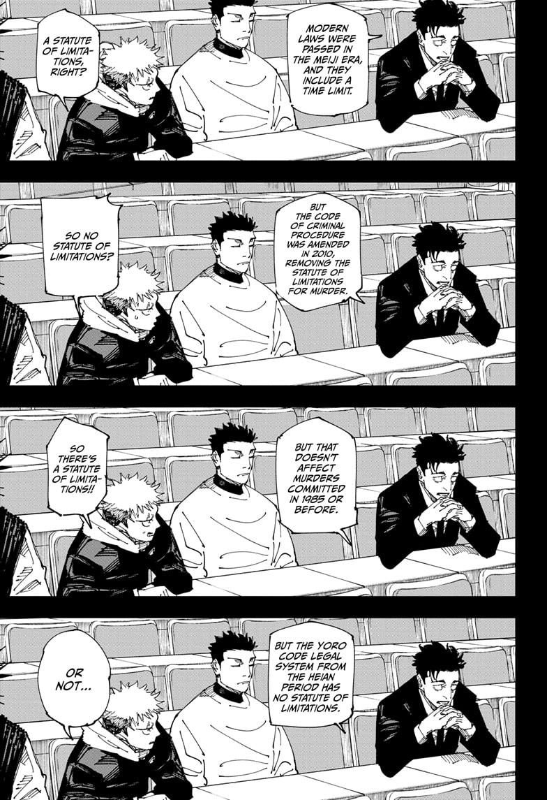 Jujutsu Kaisen Manga Chapter 244 page 9 - Inhuman Makyo Shinjuku Showdown, Part 16