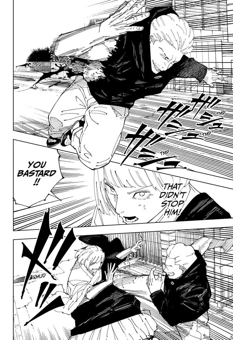 Jujutsu Kaisen Manga Chapter 245 page 6 - Inhuman Makyo Shinjuku Showdown, Part 17