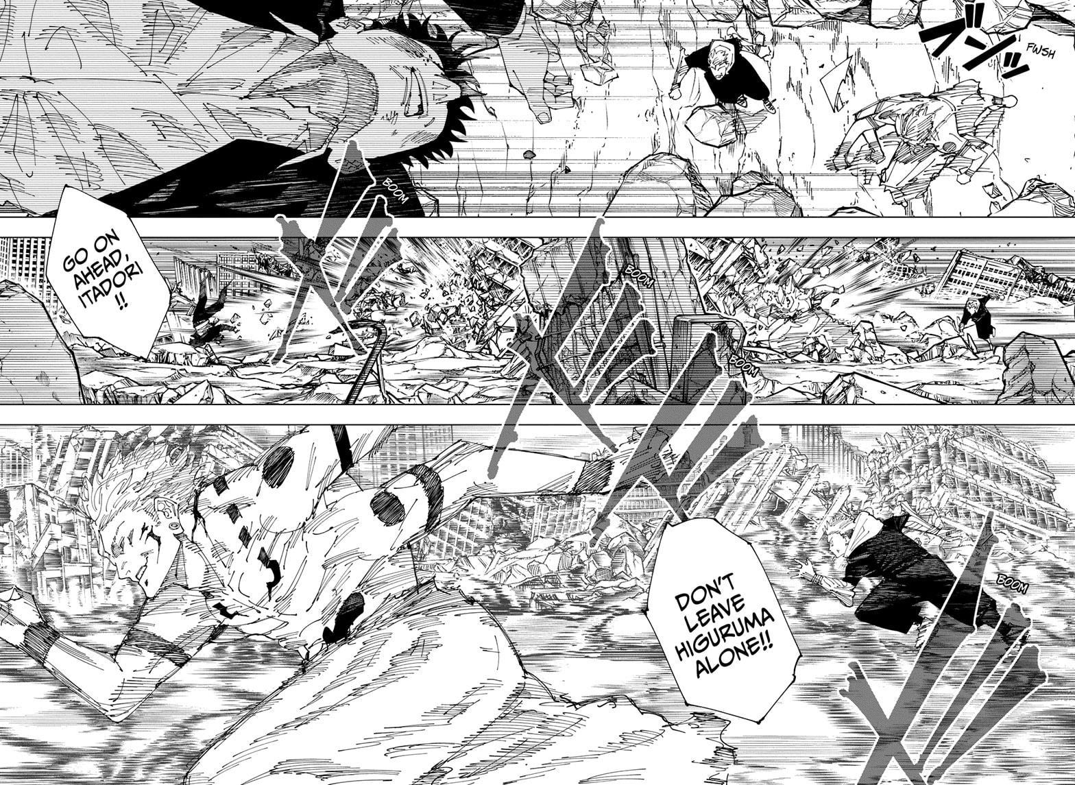 Jujutsu Kaisen Manga Chapter 246 page 14 - Inhuman Makyo Shinjuku Showdown, Part 18