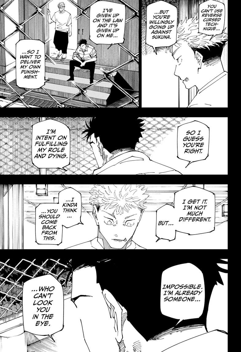 Jujutsu Kaisen Manga Chapter 246 page 18 - Inhuman Makyo Shinjuku Showdown, Part 18