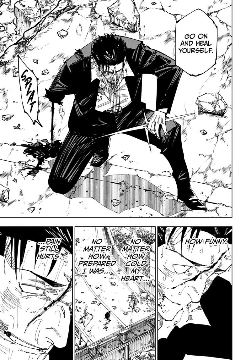 Jujutsu Kaisen Manga Chapter 247 page 11 - Inhuman Makyo Shinjuku Showdown, Part 19