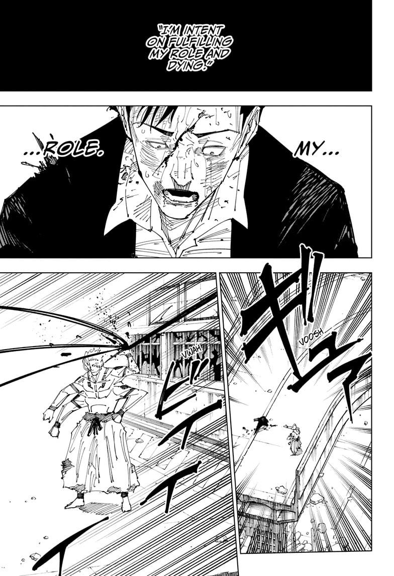 Jujutsu Kaisen Manga Chapter 247 page 13 - Inhuman Makyo Shinjuku Showdown, Part 19