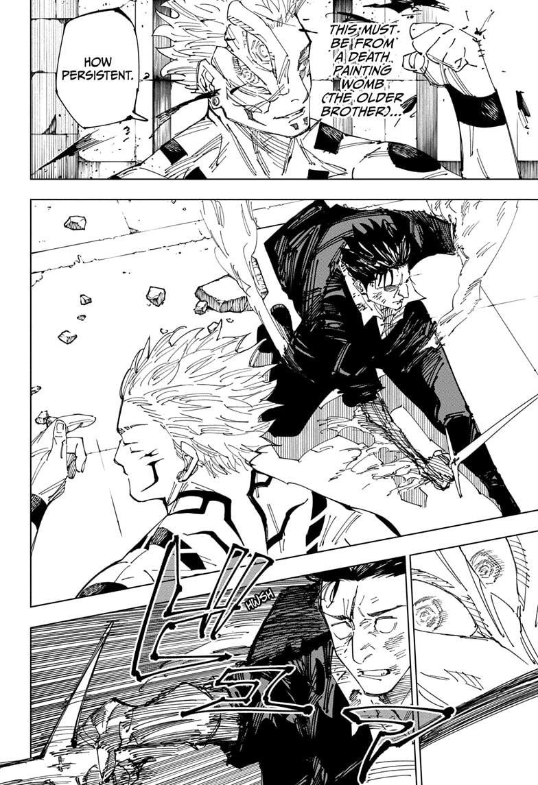 Jujutsu Kaisen Manga Chapter 247 page 14 - Inhuman Makyo Shinjuku Showdown, Part 19