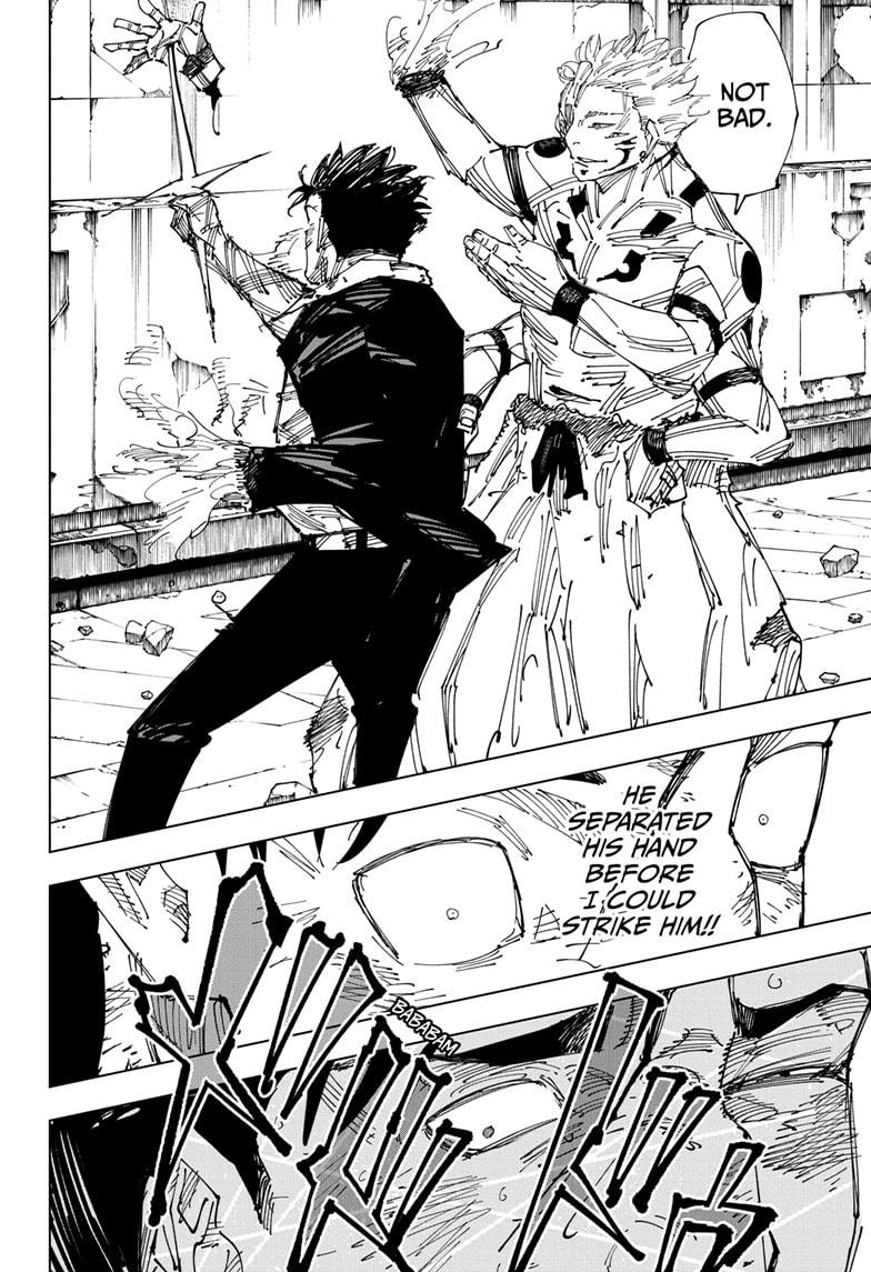Jujutsu Kaisen Manga Chapter 247 page 16 - Inhuman Makyo Shinjuku Showdown, Part 19