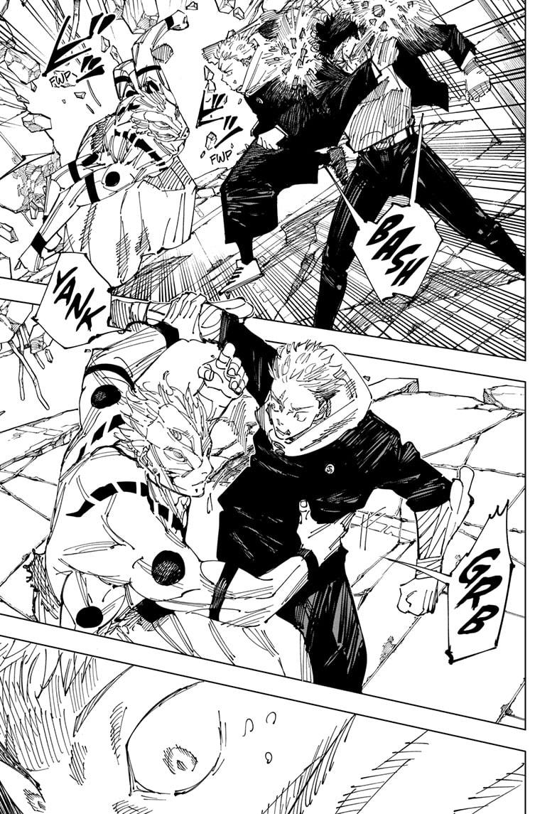 Jujutsu Kaisen Manga Chapter 247 page 5 - Inhuman Makyo Shinjuku Showdown, Part 19