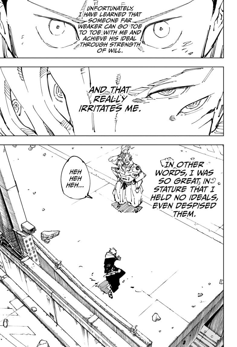 Jujutsu Kaisen Manga Chapter 248 page 11 - Inhuman Makyo Shinjuku Showdown, Part 20