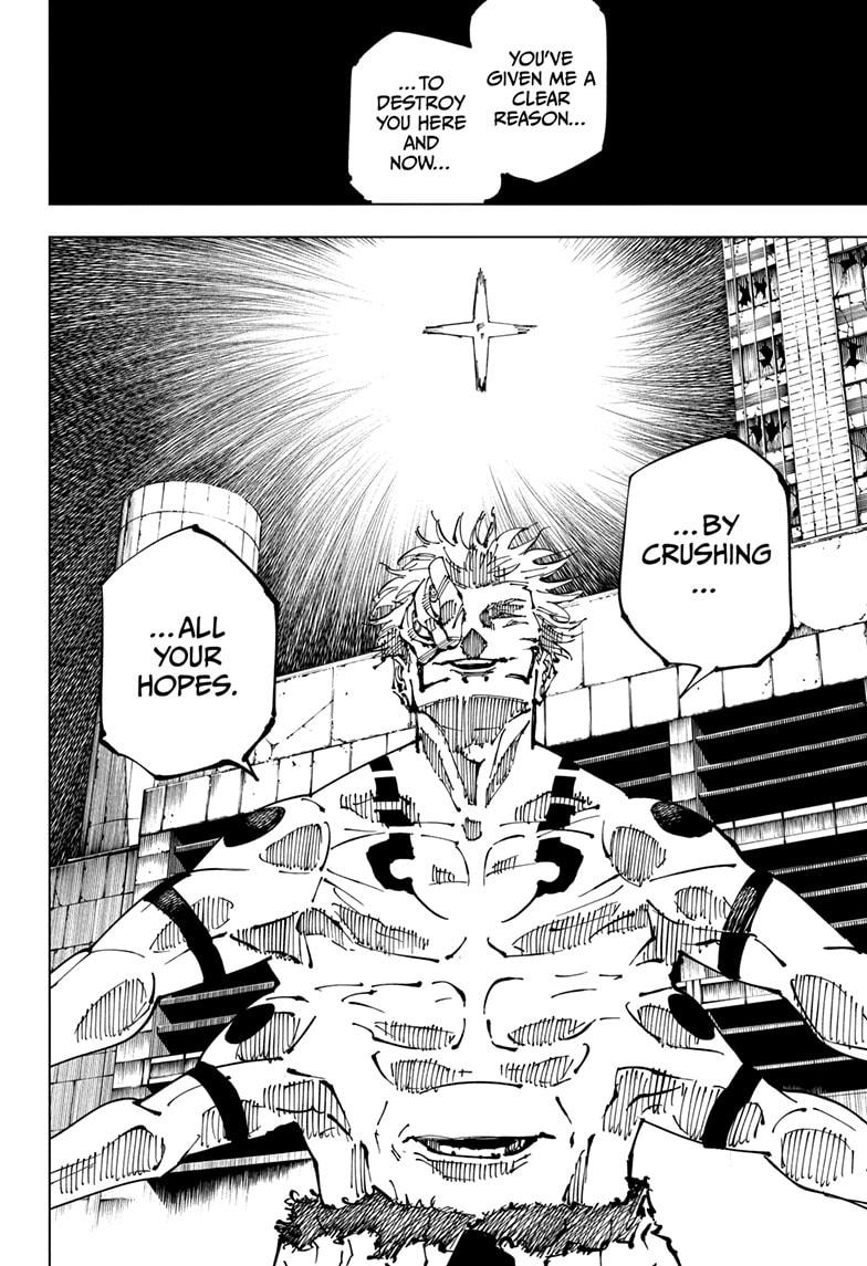 Jujutsu Kaisen Manga Chapter 248 page 12 - Inhuman Makyo Shinjuku Showdown, Part 20