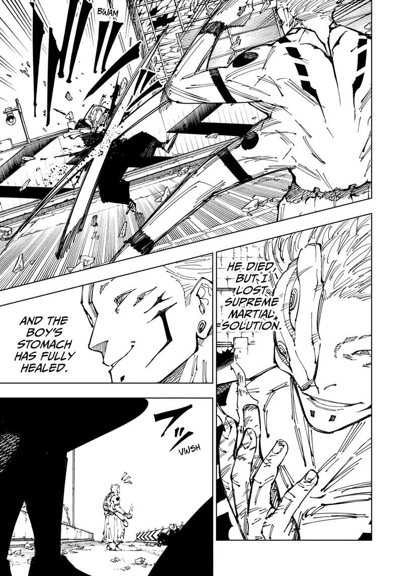 Jujutsu Kaisen Manga Chapter 248 page 3 - Inhuman Makyo Shinjuku Showdown, Part 20
