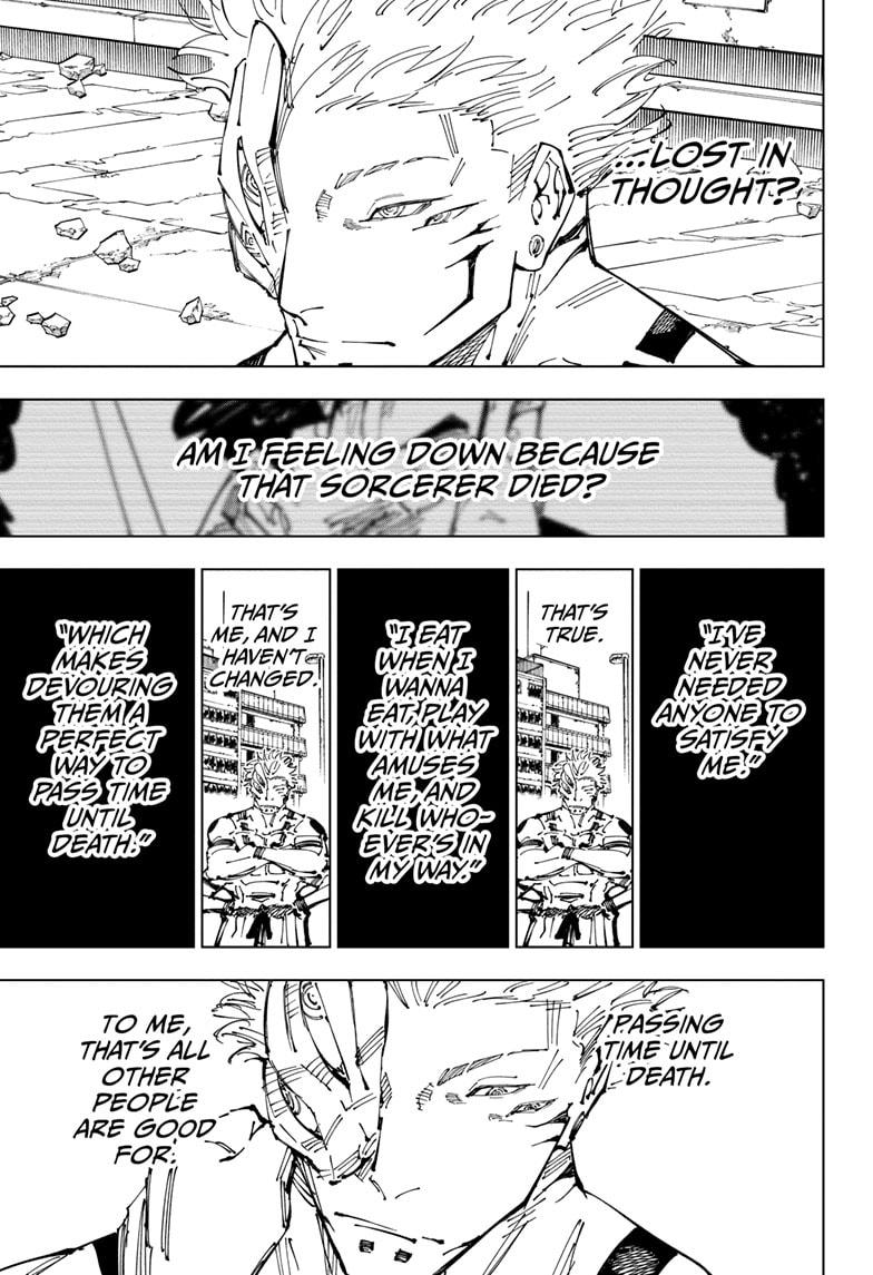 Jujutsu Kaisen Manga Chapter 248 page 7 - Inhuman Makyo Shinjuku Showdown, Part 20