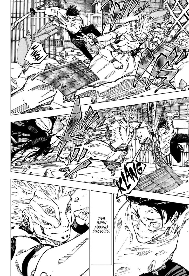 Jujutsu Kaisen Manga Chapter 249 page 12 - Inhuman Makyo Shinjuku Showdown, Part 21
