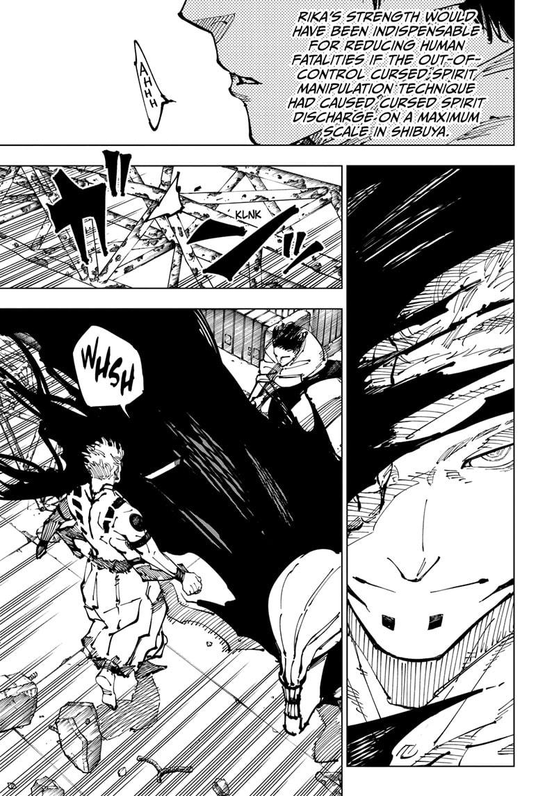 Jujutsu Kaisen Manga Chapter 249 page 9 - Inhuman Makyo Shinjuku Showdown, Part 21