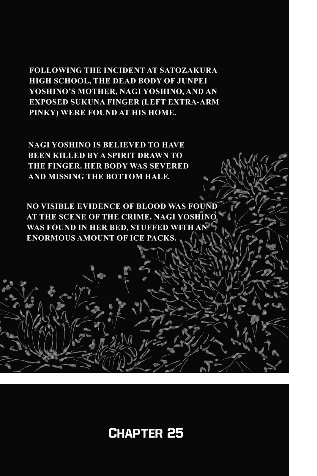 Jujutsu Kaisen Manga Chapter 25 page 1 - Narrow Minded