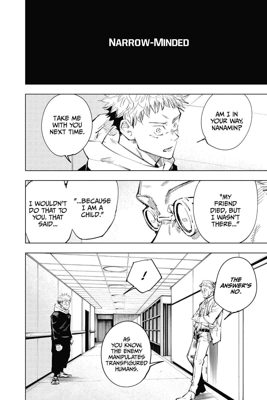Jujutsu Kaisen Manga Chapter 25 page 2 - Narrow Minded