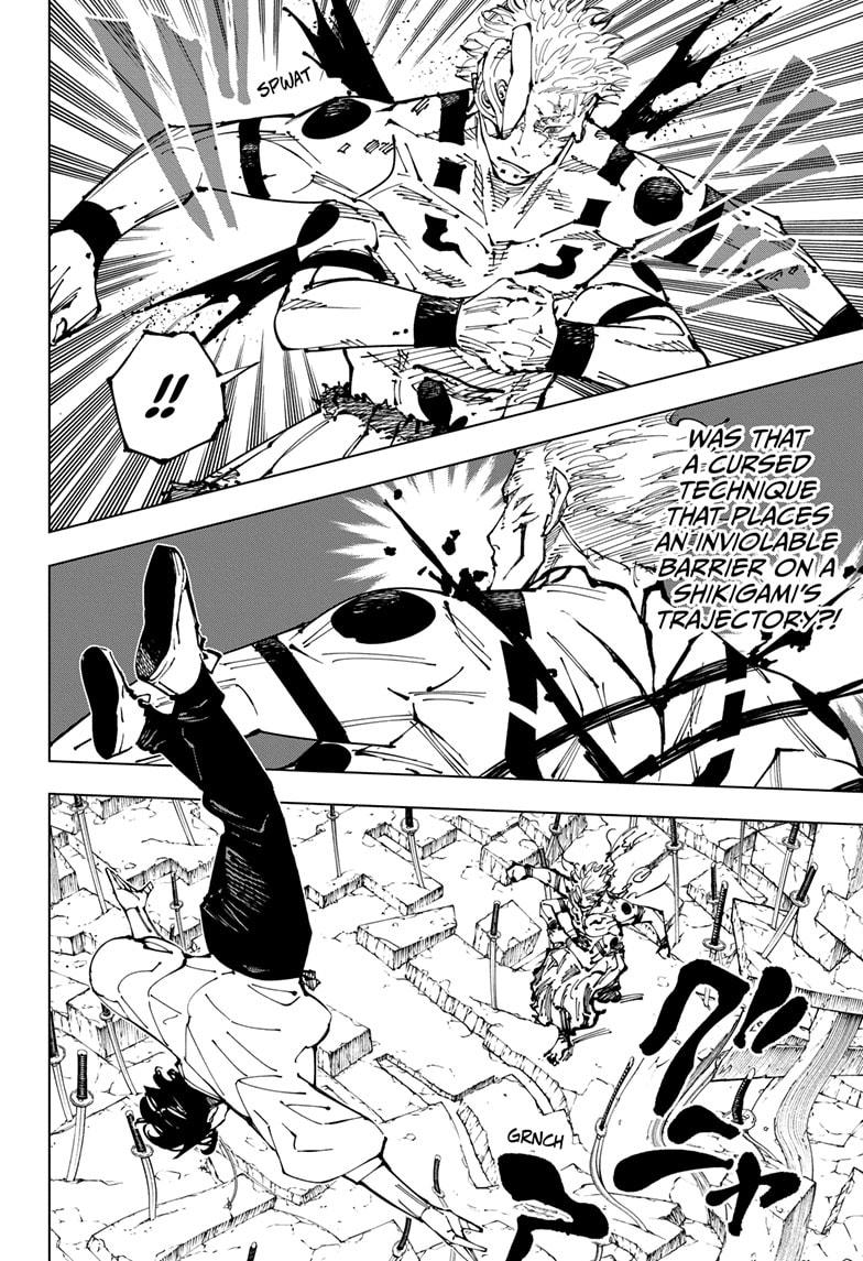 Jujutsu Kaisen Manga Chapter 250 page 4 - Inhuman Makyo Shinjuku Showdown, Part 22