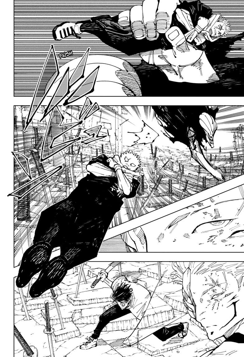 Jujutsu Kaisen Manga Chapter 250 page 6 - Inhuman Makyo Shinjuku Showdown, Part 22