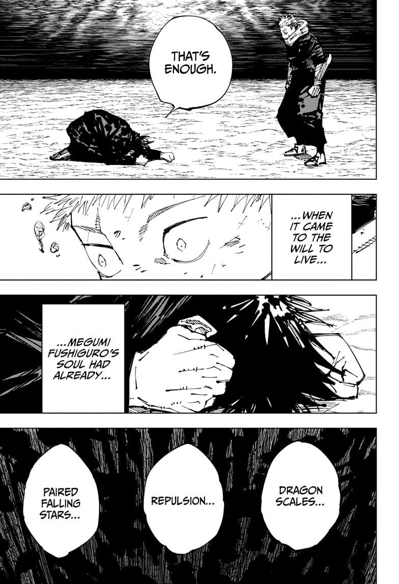 Jujutsu Kaisen Manga Chapter 251 page 15 - Inhuman Makyo Shinjuku Showdown, Part 23