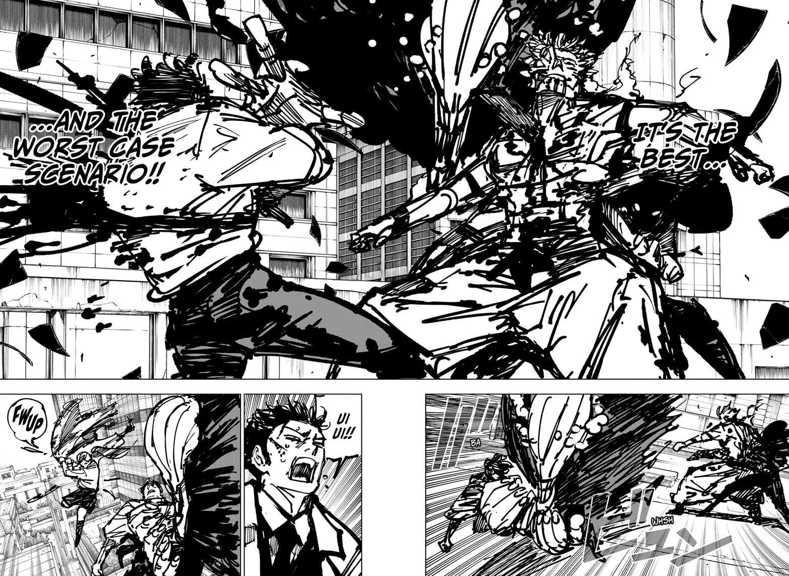 Jujutsu Kaisen Manga Chapter 252 page 4 - Inhuman Makyo Shinjuku Showdown, Part 24