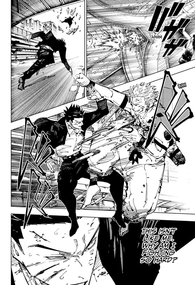 Jujutsu Kaisen Manga Chapter 254 page 12 - Inhuman Makyo Shinjuku Showdown, Part 26