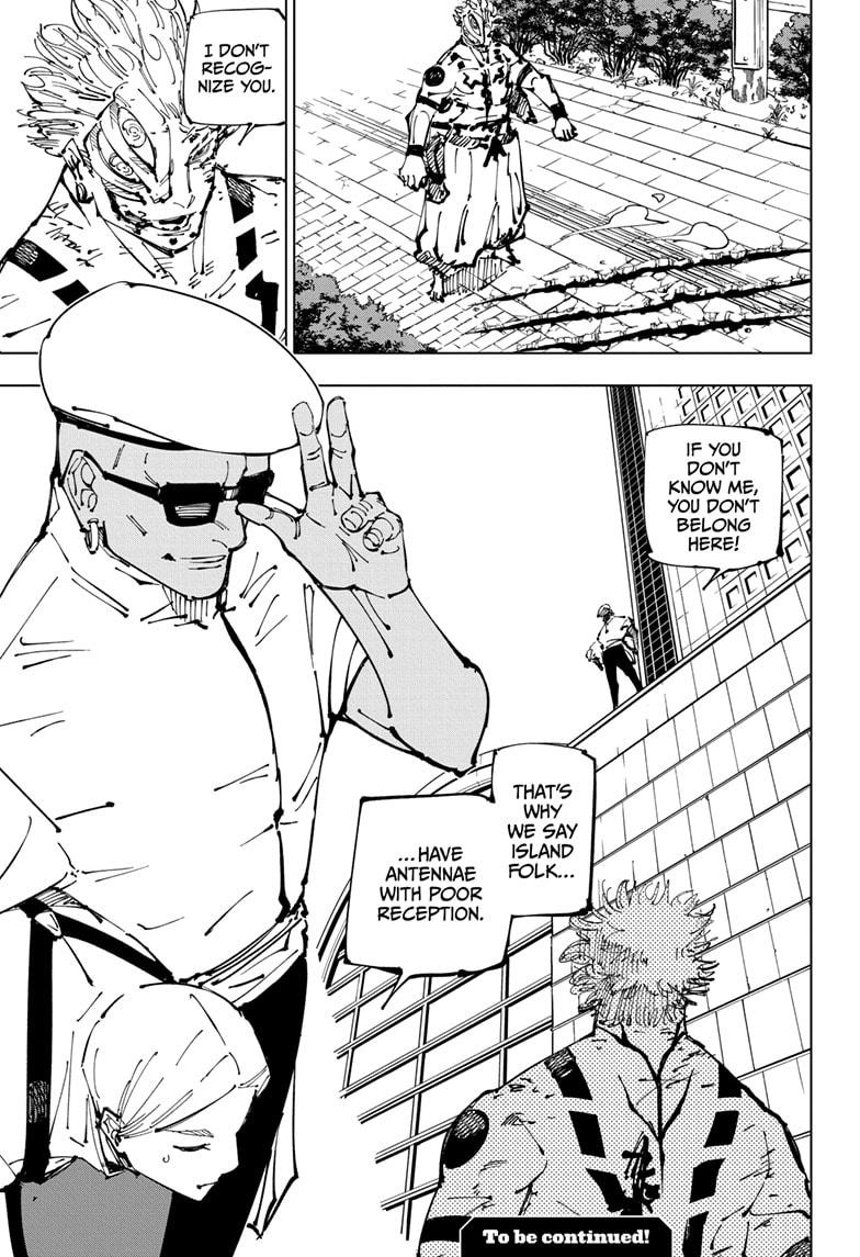 Jujutsu Kaisen Manga Chapter 254 page 19 - Inhuman Makyo Shinjuku Showdown, Part 26