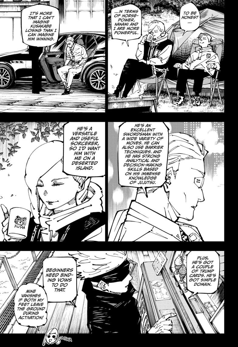 Jujutsu Kaisen Manga Chapter 254 page 5 - Inhuman Makyo Shinjuku Showdown, Part 26