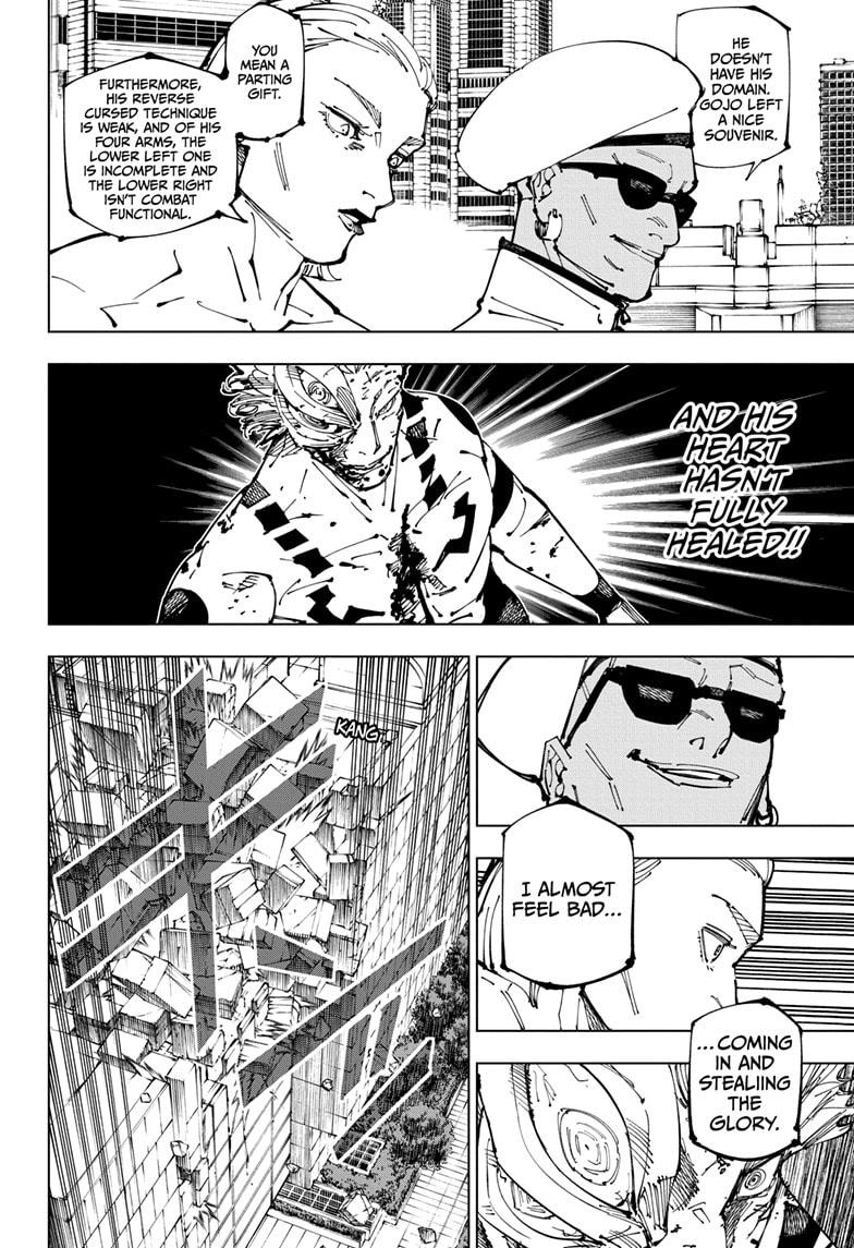 Jujutsu Kaisen Manga Chapter 255 page 6 - Inhuman Makyo Shinjuku Showdown, Part 27