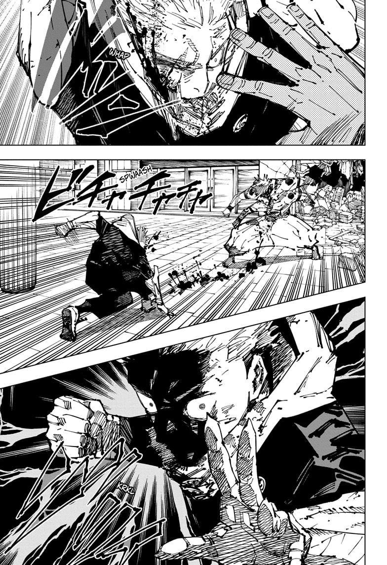 Jujutsu Kaisen Manga Chapter 256 page 15 - Inhuman Makyo Shinjuku Showdown, Part 28