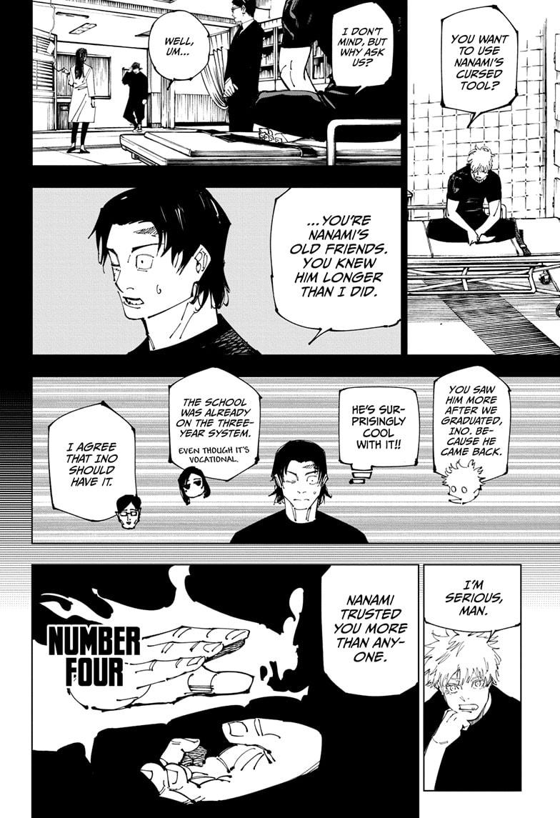 Jujutsu Kaisen Manga Chapter 257 page 10 - Inhuman Makyo Shinjuku Showdown, Part 29