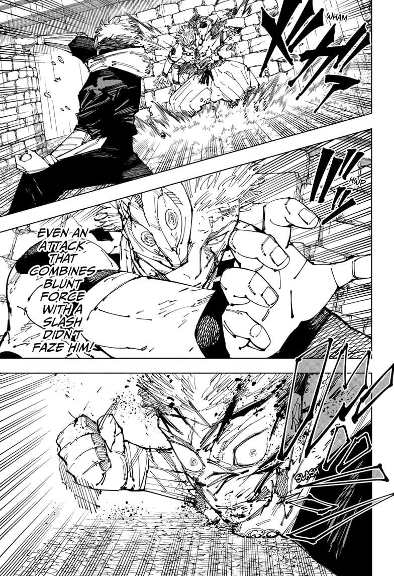 Jujutsu Kaisen Manga Chapter 257 page 15 - Inhuman Makyo Shinjuku Showdown, Part 29