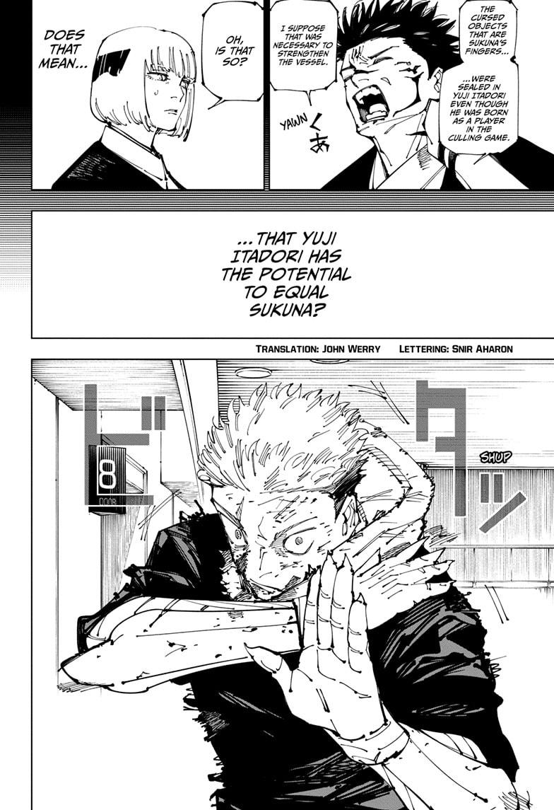 Jujutsu Kaisen Manga Chapter 257 page 2 - Inhuman Makyo Shinjuku Showdown, Part 29