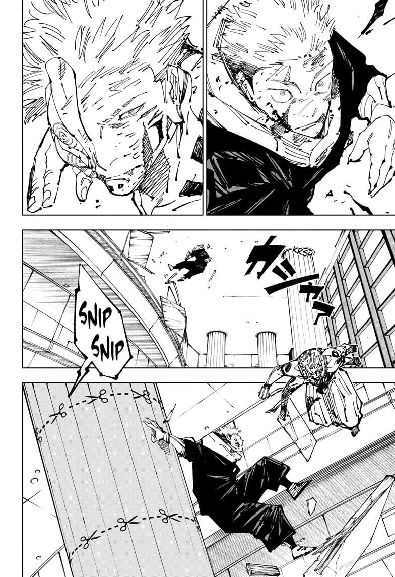 Jujutsu Kaisen Manga Chapter 257 page 6 - Inhuman Makyo Shinjuku Showdown, Part 29