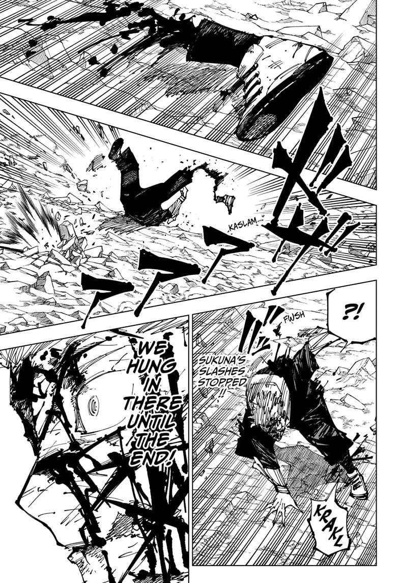 Jujutsu Kaisen Manga Chapter 258 page 13 - Inhuman Makyo Shinjuku Showdown, Part 30