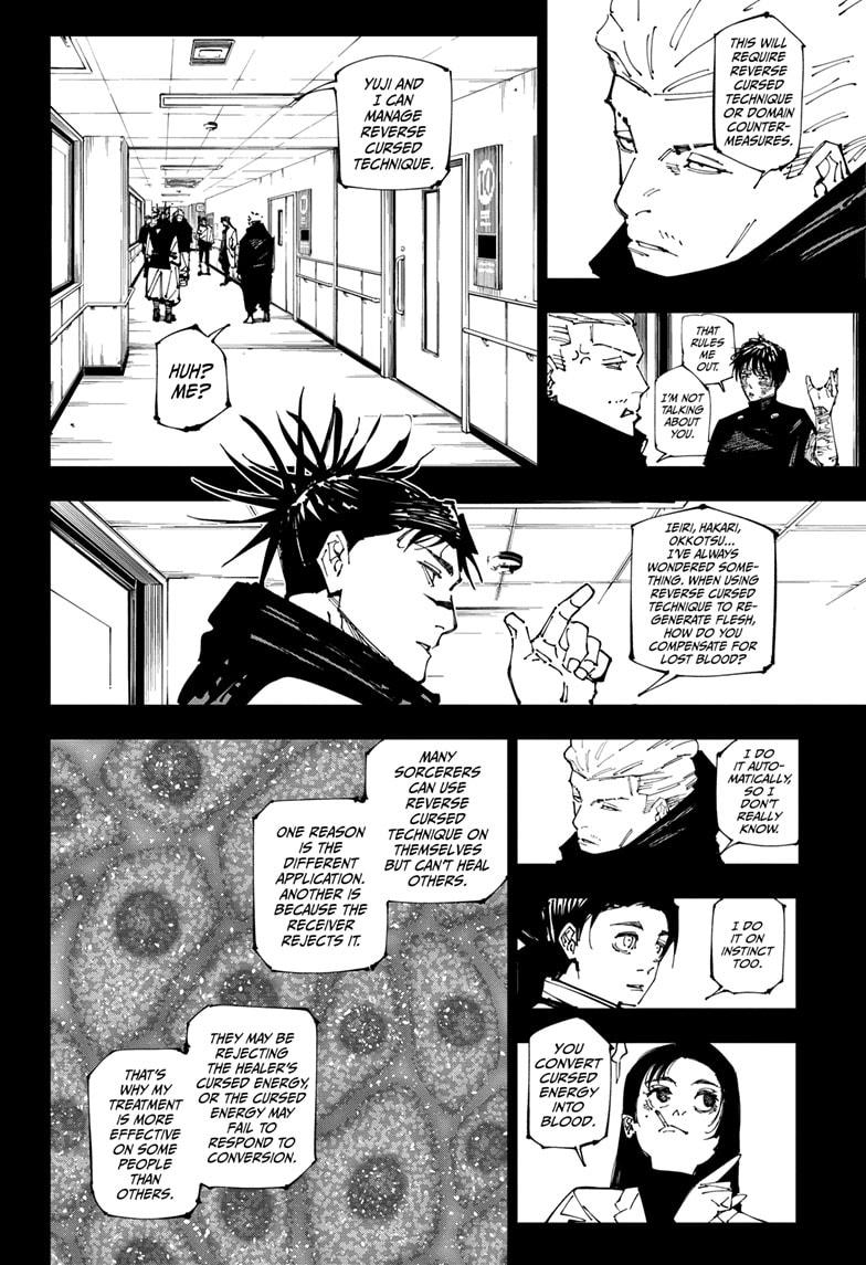 Jujutsu Kaisen Manga Chapter 258 page 4 - Inhuman Makyo Shinjuku Showdown, Part 30
