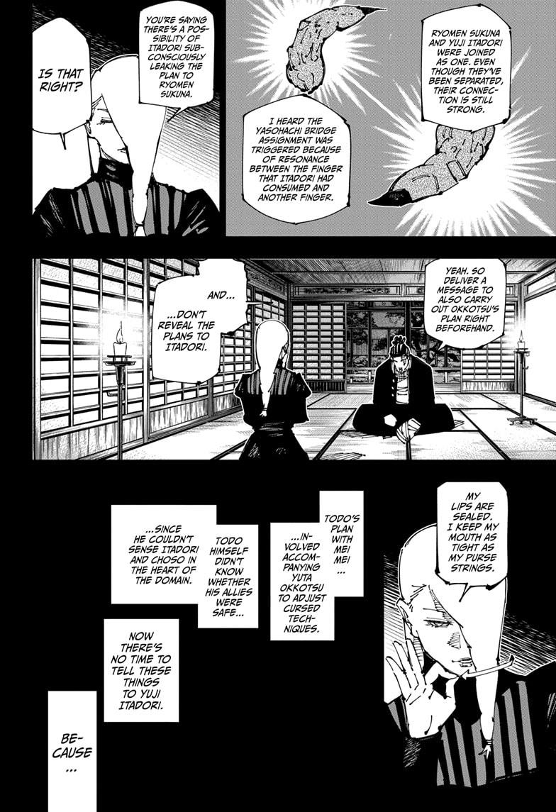 Jujutsu Kaisen Manga Chapter 259 page 14 - Inhuman Makyo Shinjuku Showdown, Part 31