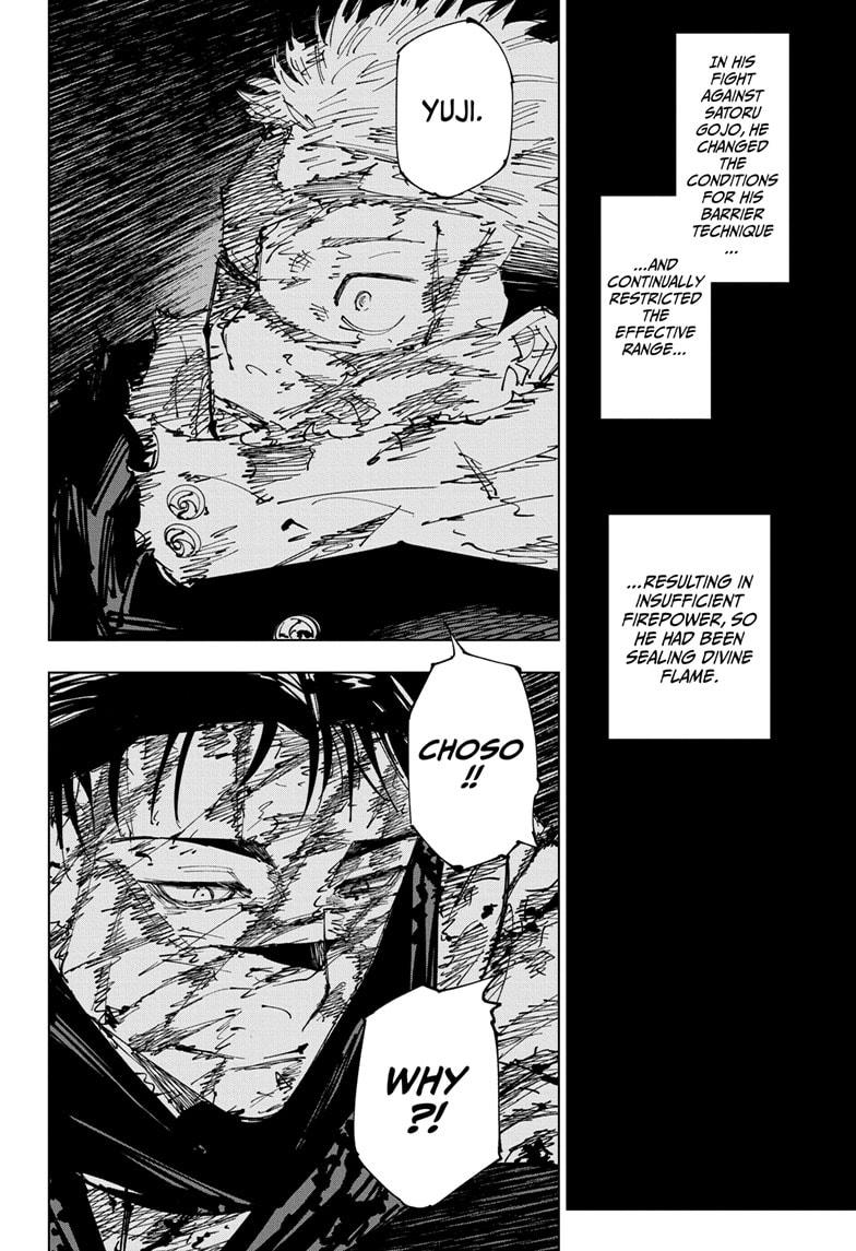 Jujutsu Kaisen Manga Chapter 259 page 4 - Inhuman Makyo Shinjuku Showdown, Part 31